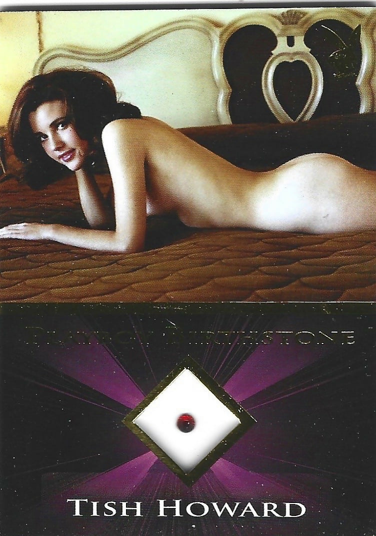 Playboy's Sexy and Sassy Tish Howard Gold Foil Birthstone Card
