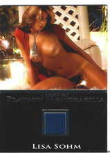 Load image into Gallery viewer, Playboy&#39;s Sexy and Sassy Lisa Sohm Platinum Foil Archived Memorabilia Card
