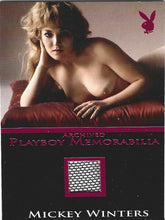 Load image into Gallery viewer, Playboy&#39;s Sexy and Sassy Mickey Winters Pink Foil Archived Memorabilia Card
