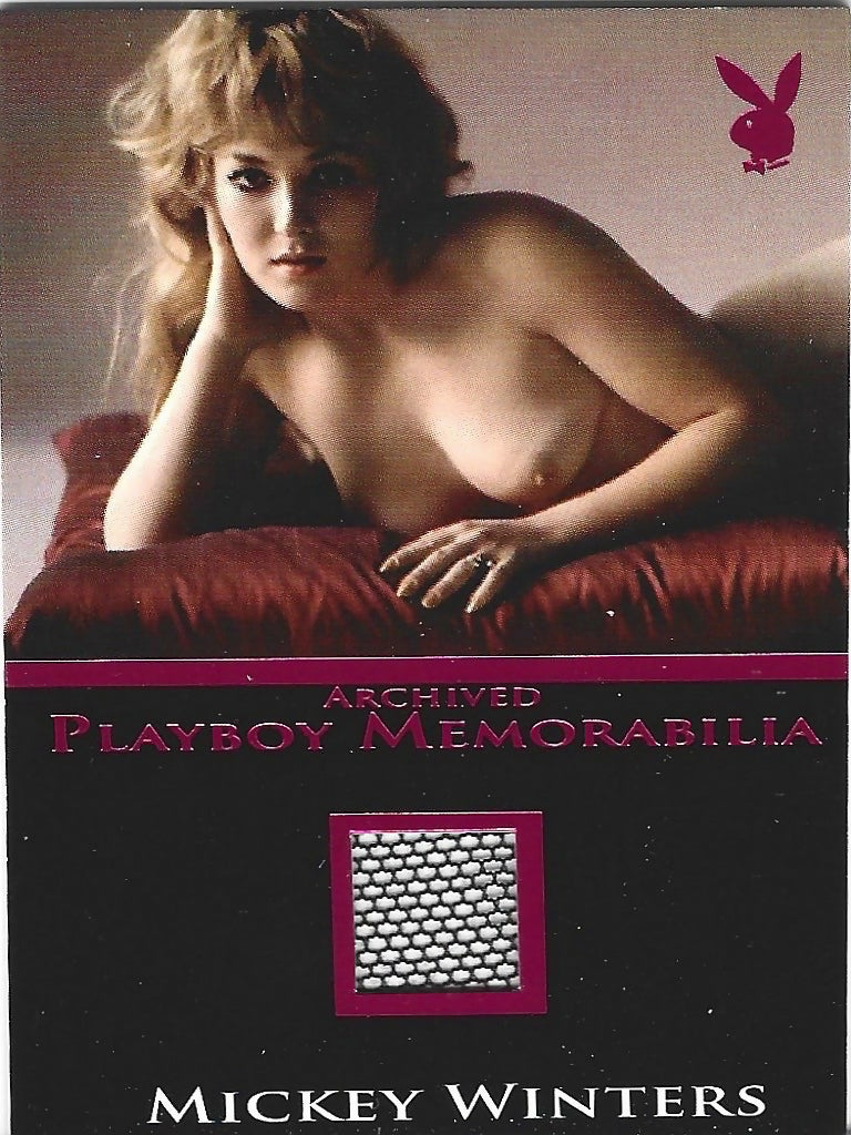 Playboy's Sexy and Sassy Mickey Winters Pink Foil Archived Memorabilia Card