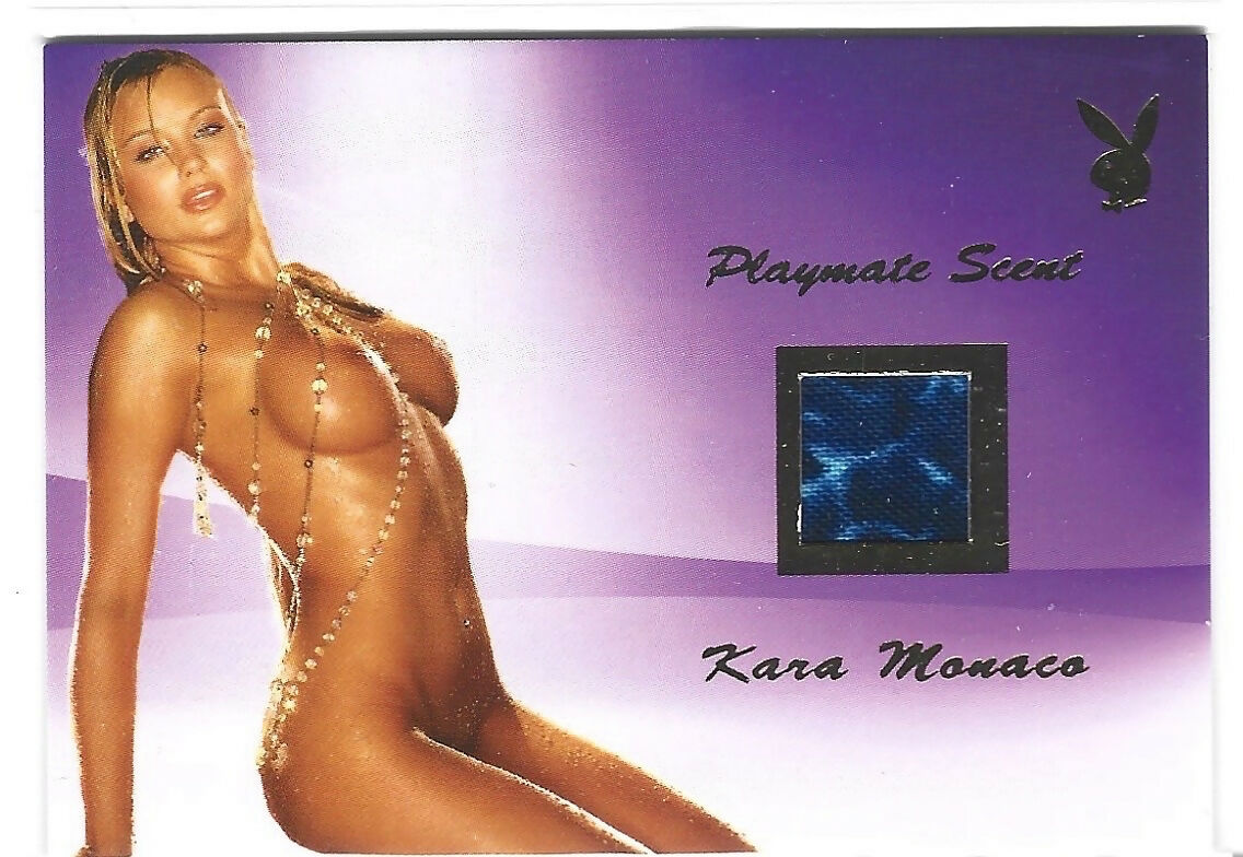 Playboy Centerfold Update 4 Kara Monaco Scented Memorabilia Card (Shrink  wrapping has been removed)