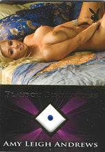 Load image into Gallery viewer, Playboy&#39;s Sexy and Sassy Amy Leigh Andrews Gold Foil Birthstone Card
