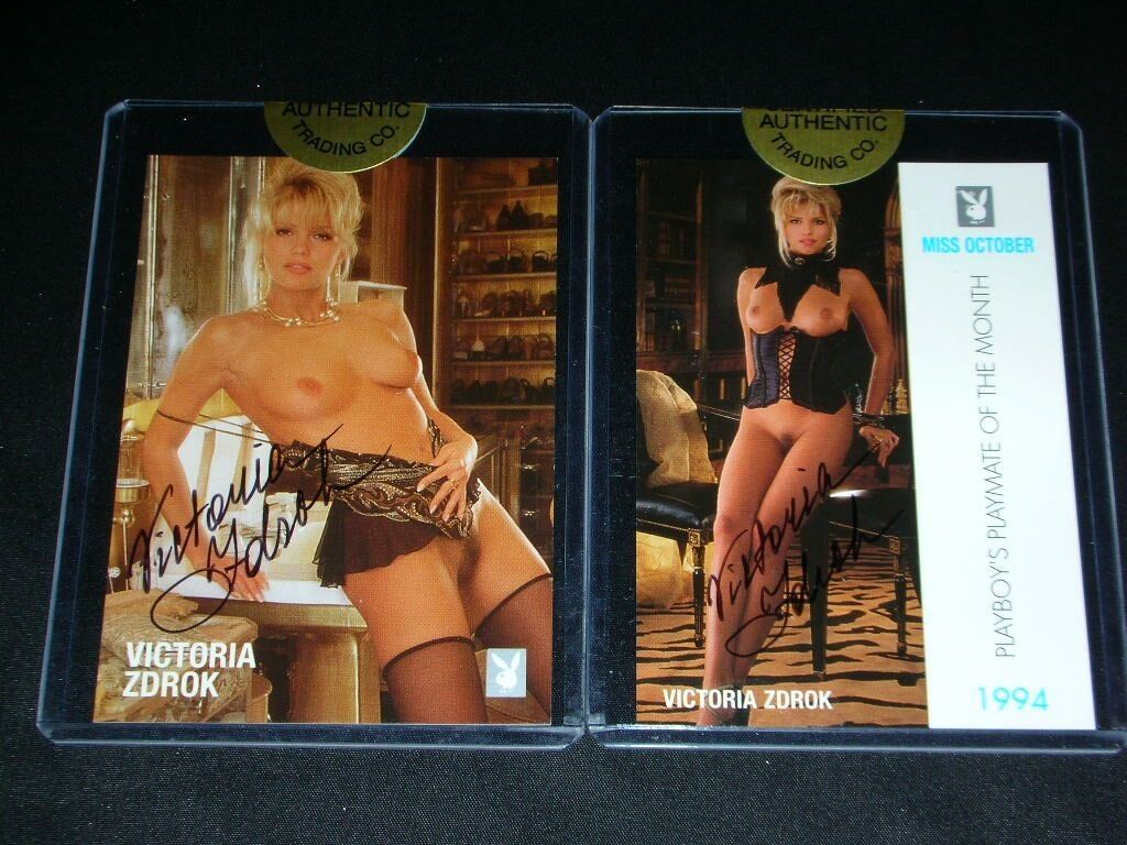 Playboy Victoria Zdrok Collectors Club Auto Set – Xandebay