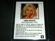 Load image into Gallery viewer, Playboy September Edition Carrie Westcott Auto Card
