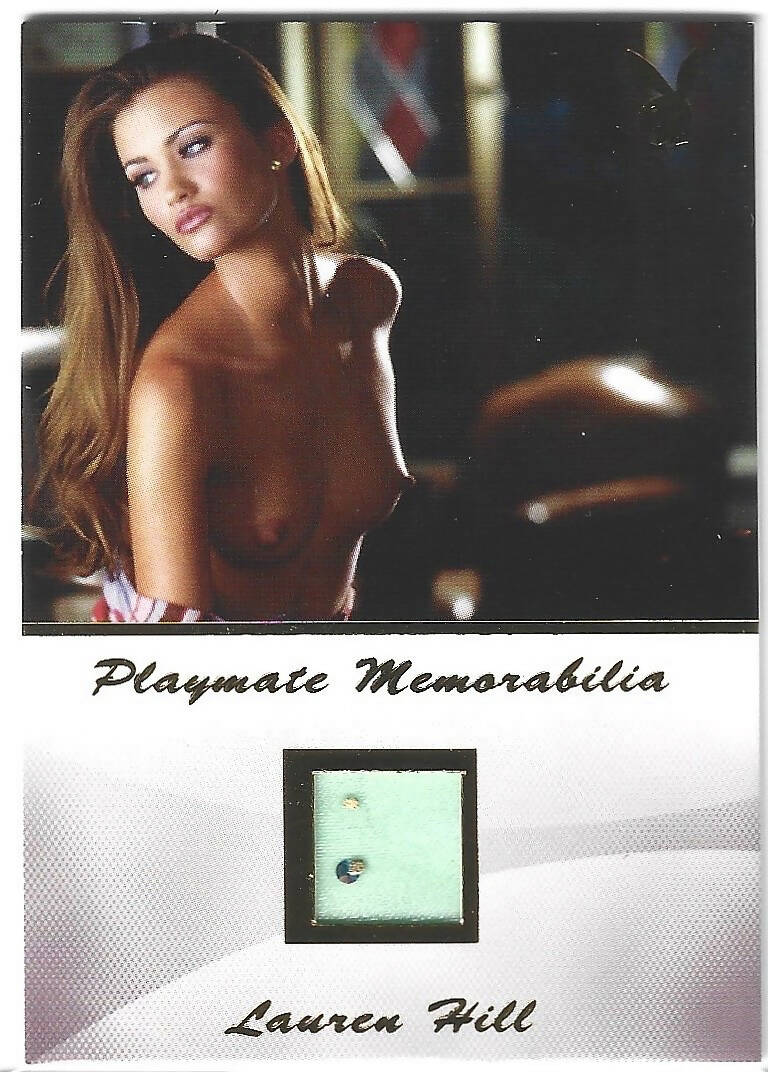 Playboy Centerfold Update 3 (2000 - 2002) Lauren Hill Memorabilia Card