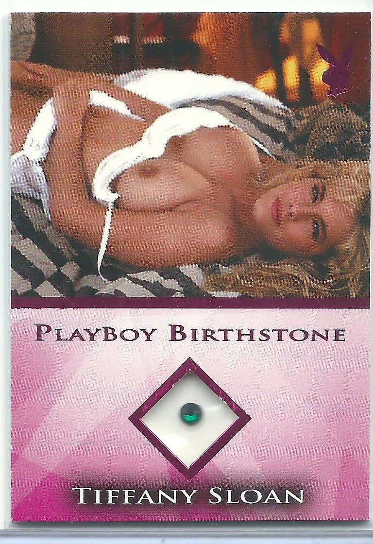 Playboy Sultry & Seductive Tiffany Sloan Pink Foil Birthstone Card –  Xandebay