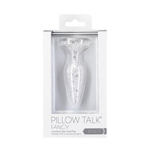 Load image into Gallery viewer, Pillow Talk Fancy Glass Anal Plug Translucent
