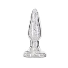Load image into Gallery viewer, Pillow Talk Fancy Glass Anal Plug Translucent
