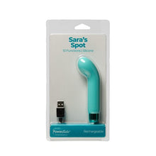 Load image into Gallery viewer, Powerbullet Saras Spot 4in 10 Function Bullet Teal
