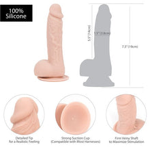Load image into Gallery viewer, Addiction 100% Silicone Mark 7.5 Beige &quot;
