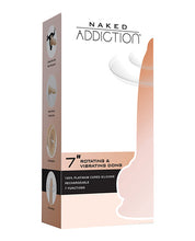 Load image into Gallery viewer, Naked Addiction 7in Rotating &amp; Vibrating Dong
