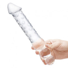 Load image into Gallery viewer, Glas 12in Double Ended Dildo W - Anal Beads
