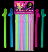 Load image into Gallery viewer, Glowing Naughty Straws
