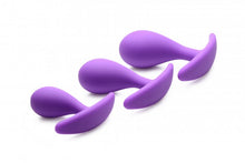 Load image into Gallery viewer, Frisky Booty Poppers Curved Silicone Anal Trainer 3pc Set
