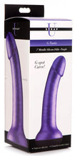 Load image into Gallery viewer, Strap U G-tastic 7in Metallic Silicone Dildo Purple

