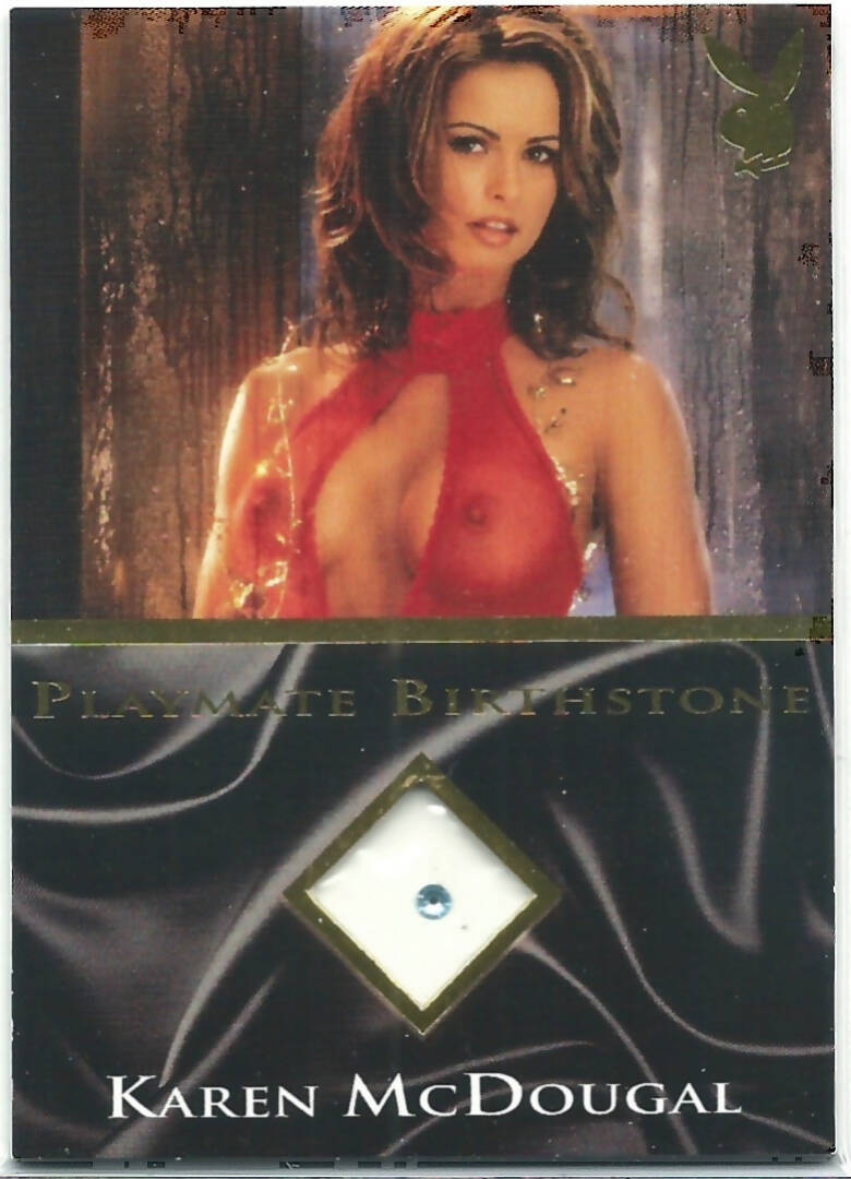 Playboy Lingerie Seduction Karen McDougal Birthstone Card