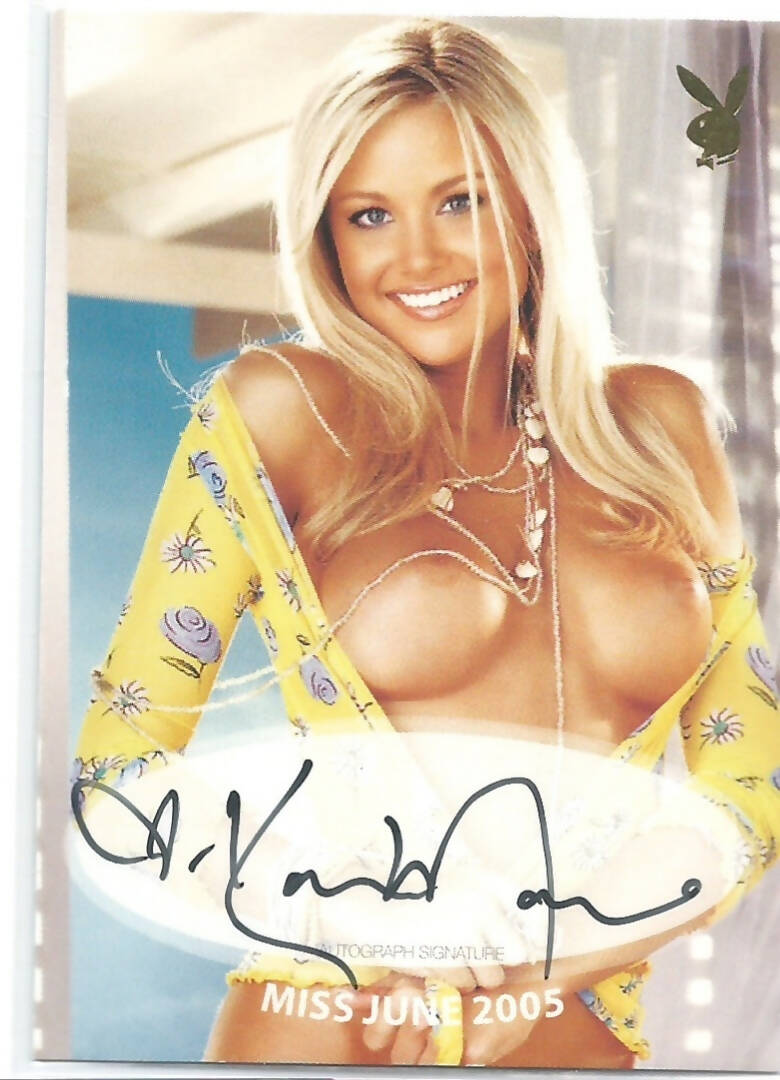 Playboy Centerfold Update 4 Kara Monaco Autograph Card