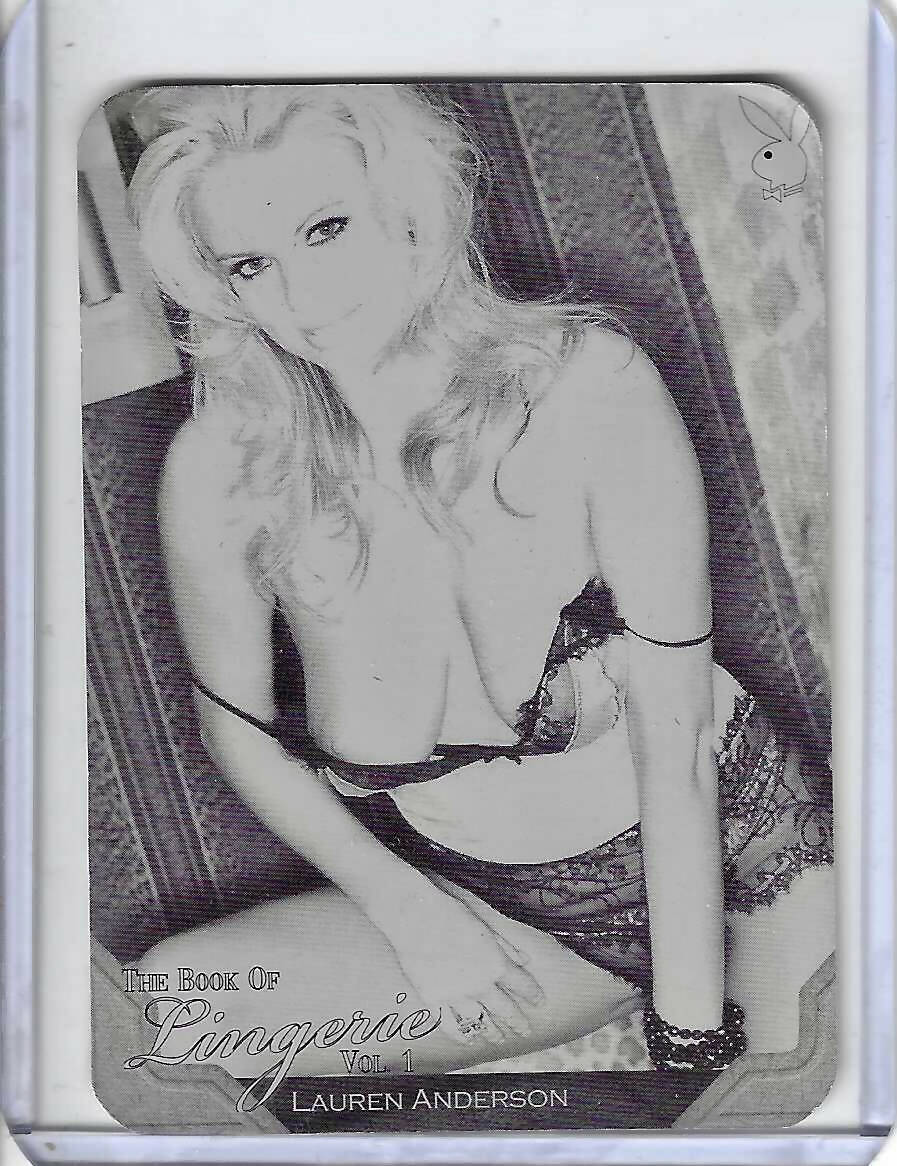 Playboy The Book of Lingerie Vol 1 Printing Plate #3 Lauren Anderson