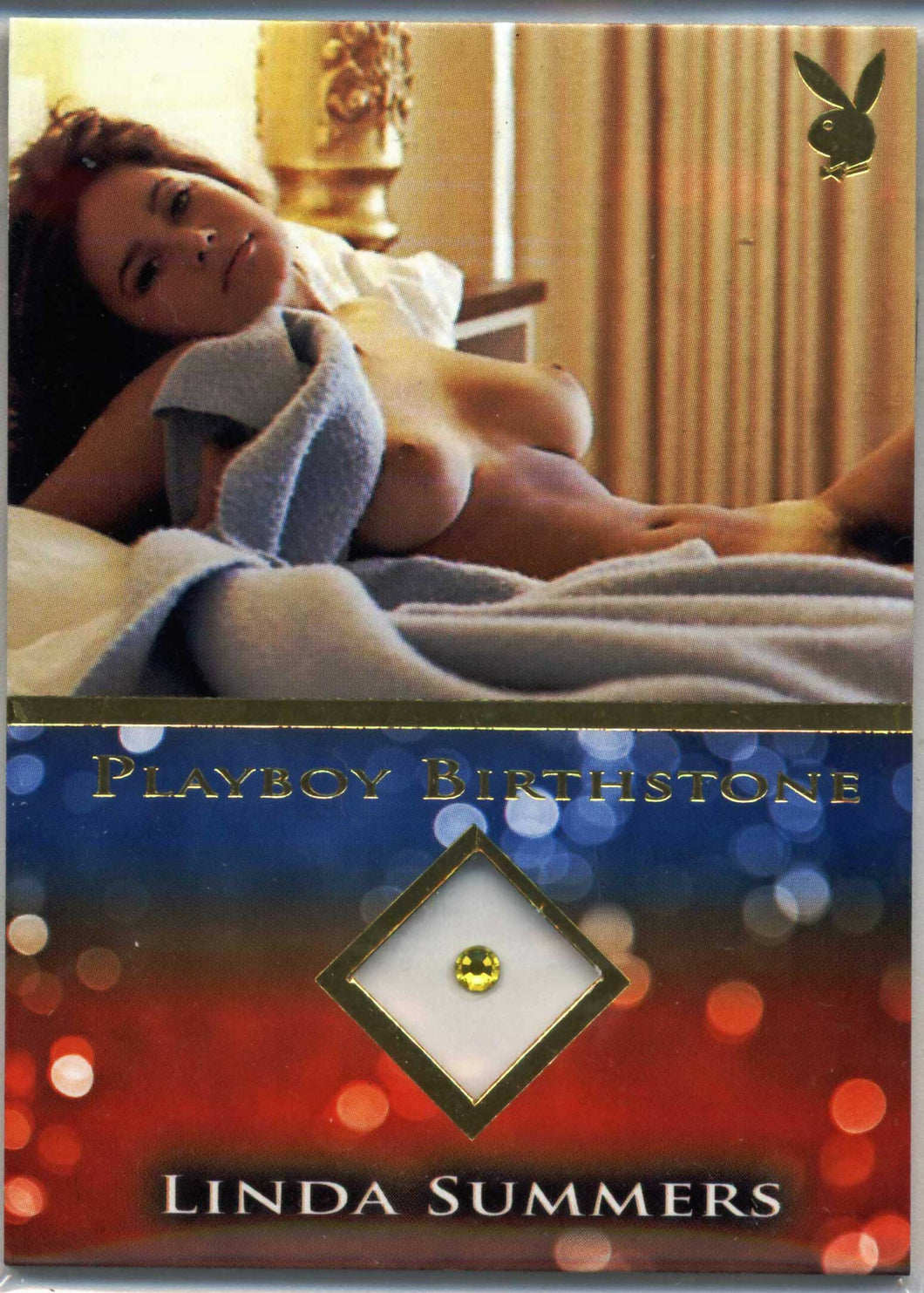 Playboy's Playmates In Paradise - Birthstone Card - Linda Summers