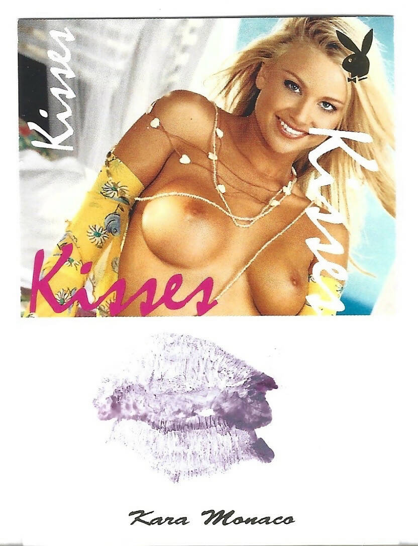 Playboy Centerfold Update 4 Kara Monaco Spotlight Kiss Card – Xandebay