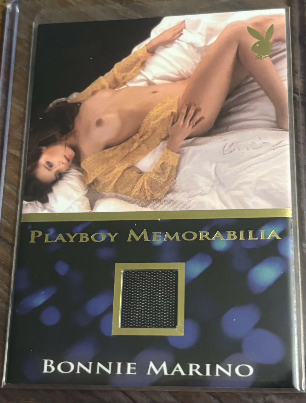 Bonnie Marino Memorabilia Playboy card from the Spotlight release