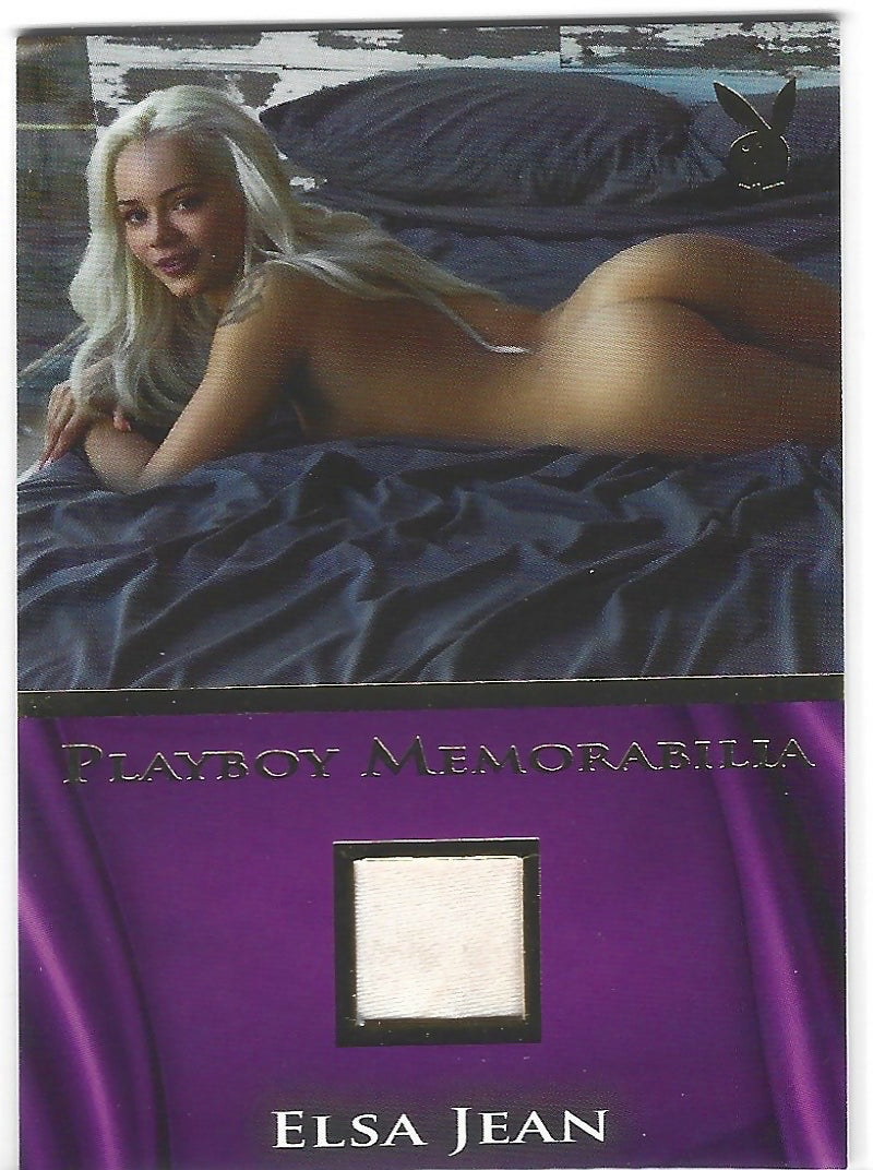 Playboy's The Book Of Lingerie Vol. 2 Elsa Jean Gold Foil Memorabilia Card