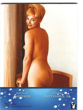 Load image into Gallery viewer, Playboy Bathing Beauties Phyllis Sherwood Gold Foil Birthstone Card
