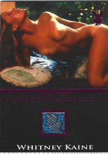Load image into Gallery viewer, Playboy&#39;s Hot Shots Whitney Kaine Pink Foil Archived Memorabilia Card!
