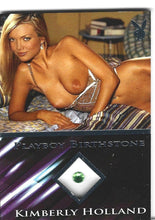 Load image into Gallery viewer, Playboy&#39;s Hot Shots Kimberly Holland Platinum Birthstone Card!
