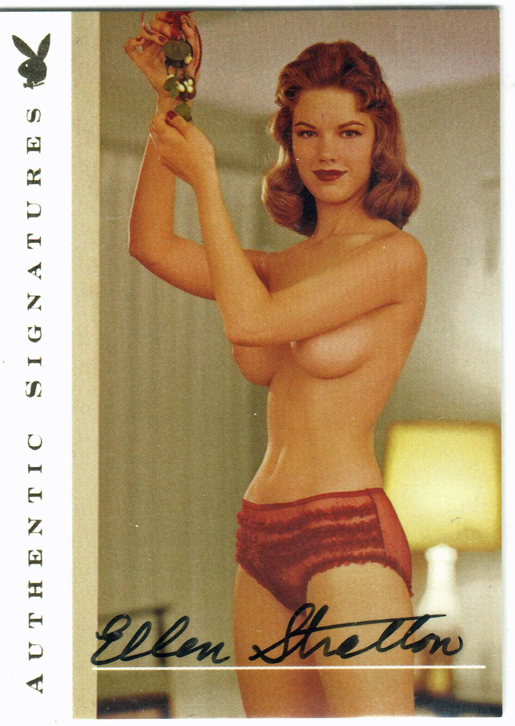 Playboy's Centerfolds Of The Century - Auto Card - Ellen Stratton