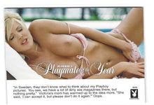 Load image into Gallery viewer, Playboy Playmate of the Year Victoria Silvstedt Card #95 (Light Spots)
