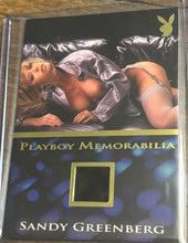 Load image into Gallery viewer, Sandy Greenberg memorabilia Playboy card from the Spotlight Release
