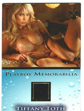 Load image into Gallery viewer, Playboy Bathing Beauties Tiffany Toth Gold Foil Memorabilia Card
