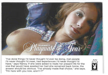 Load image into Gallery viewer, Playboy Playmate of the Year 20th Anniversary Nancy Cameron Card #AN 2/12
