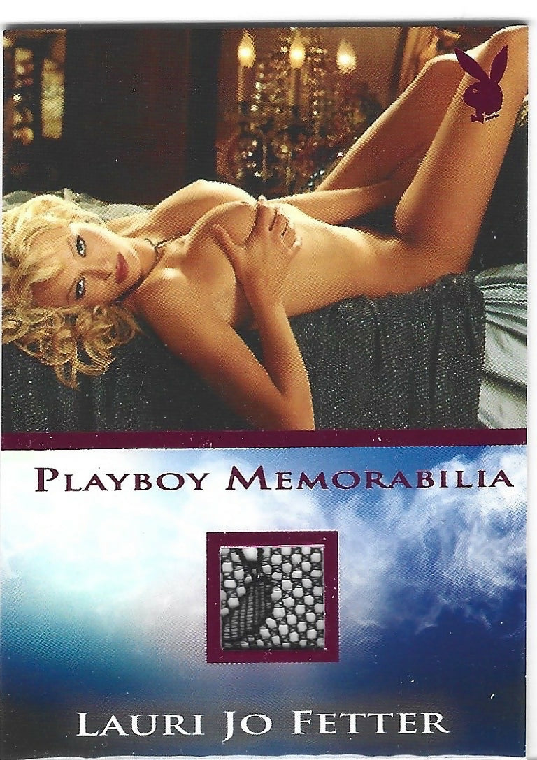 Playboy's Daydreams Lauri Jo Fetter Pink Foil Memorabilia Card