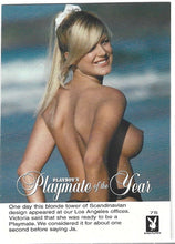 Load image into Gallery viewer, Playboy Playmate of the Year Victoria Silvstedt Card #75
