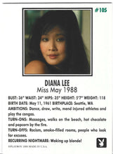 Load image into Gallery viewer, Playboy Centerfolds May Edition Diana Lee Card #105
