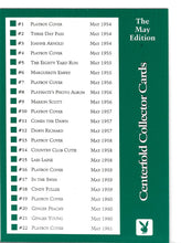 Load image into Gallery viewer, Playboy Centerfolds May Edition Checklist 1
