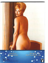 Load image into Gallery viewer, Playboy Bathing Beauties Phyllis Sherwood Pink Foil Birthstone Card
