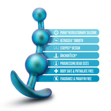 Load image into Gallery viewer, Anal Adventures Matrix Gamma Plug Neptune Teal
