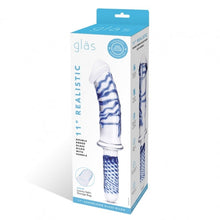 Load image into Gallery viewer, Glas 11in Realistic Double Ended Dildo W- Handle
