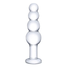Load image into Gallery viewer, Glas 7.25 Glass Beaded Butt Plug &quot;
