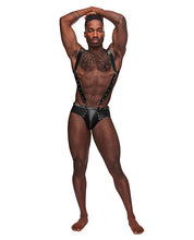 Load image into Gallery viewer, Uranus Studded Harness Black
