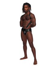 Load image into Gallery viewer, Uranus Studded Harness Black
