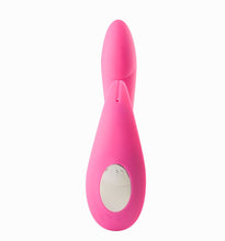 Load image into Gallery viewer, Leah Rechargeable Silicone Rabbit Massager Neon Pink
