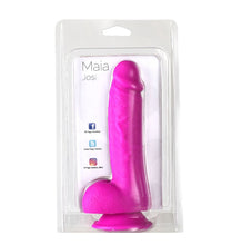 Load image into Gallery viewer, Josi 8 Realistic Silicone Dong Purple &quot;
