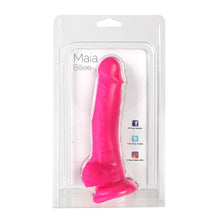 Load image into Gallery viewer, Billee 7 Realistic Silicone Dong Neon Pink &quot;
