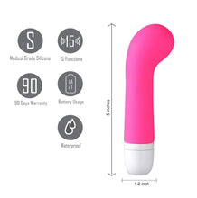 Load image into Gallery viewer, Ava Silicone G Spot Vibe Neon Pink
