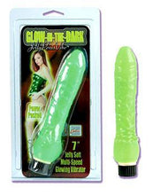 Load image into Gallery viewer, Glow In The Dark Jelly Penis Green
