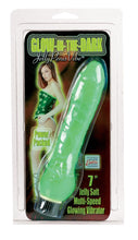 Load image into Gallery viewer, Glow In The Dark Jelly Penis Green
